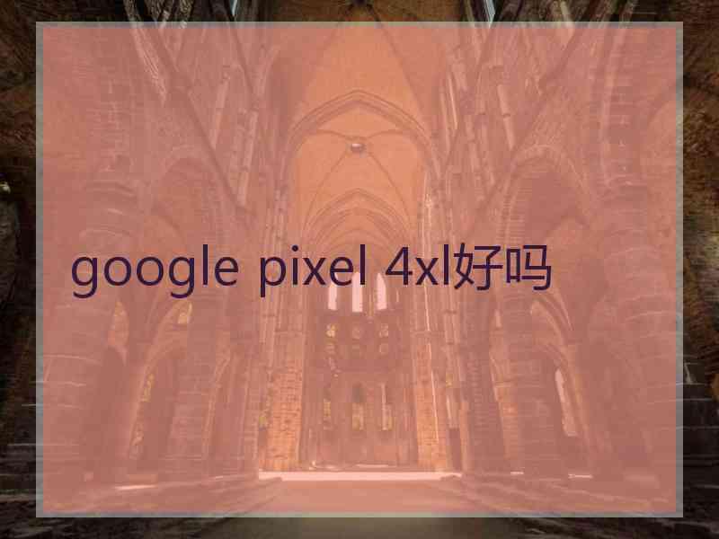 google pixel 4xl好吗