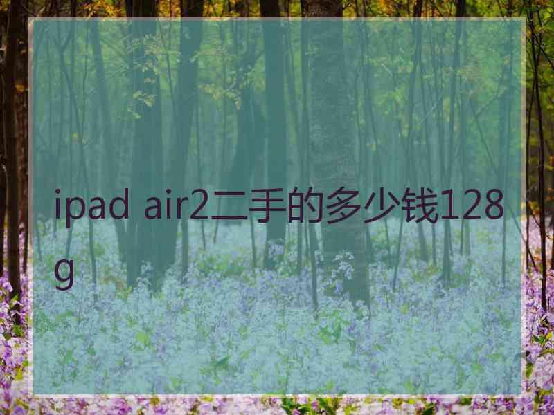 ipad air2二手的多少钱128g