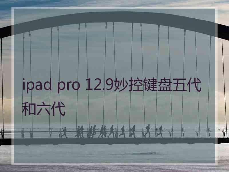 ipad pro 12.9妙控键盘五代和六代