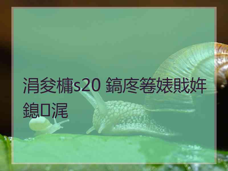 涓夋槦s20 鎬庝箞婊戝姩鎴浘