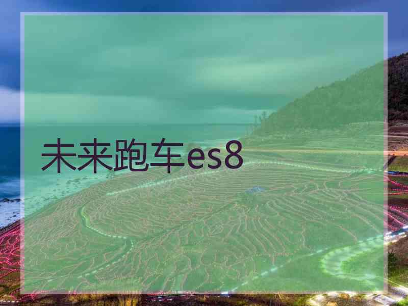 未来跑车es8