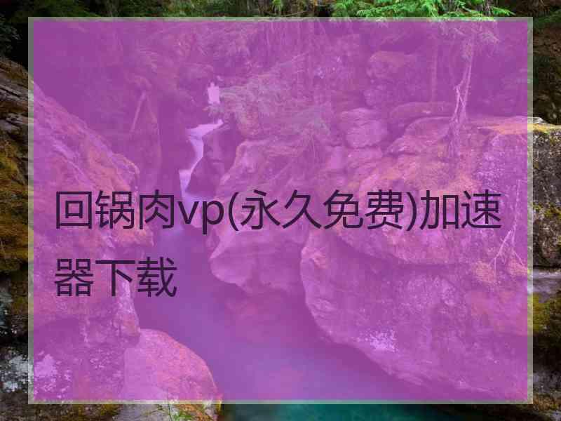 回锅肉vp(永久免费)加速器下载