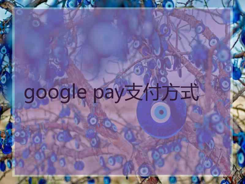 google pay支付方式