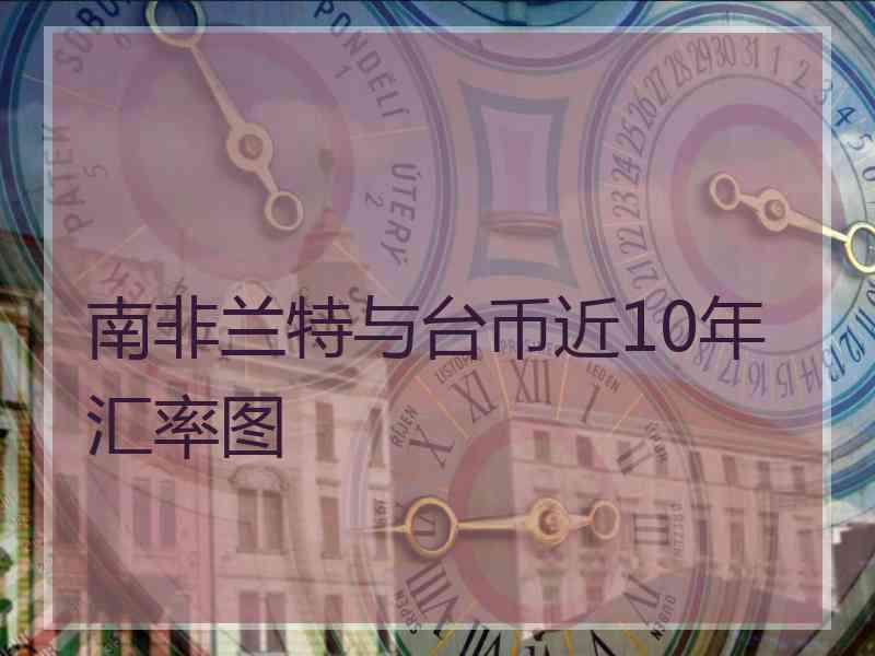 南非兰特与台币近10年汇率图