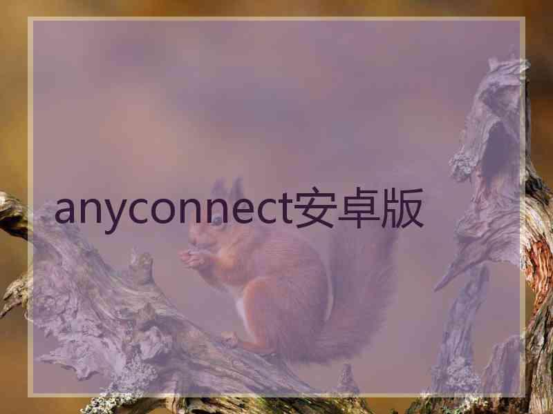 anyconnect安卓版