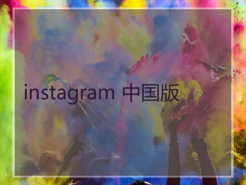 instagram 中国版