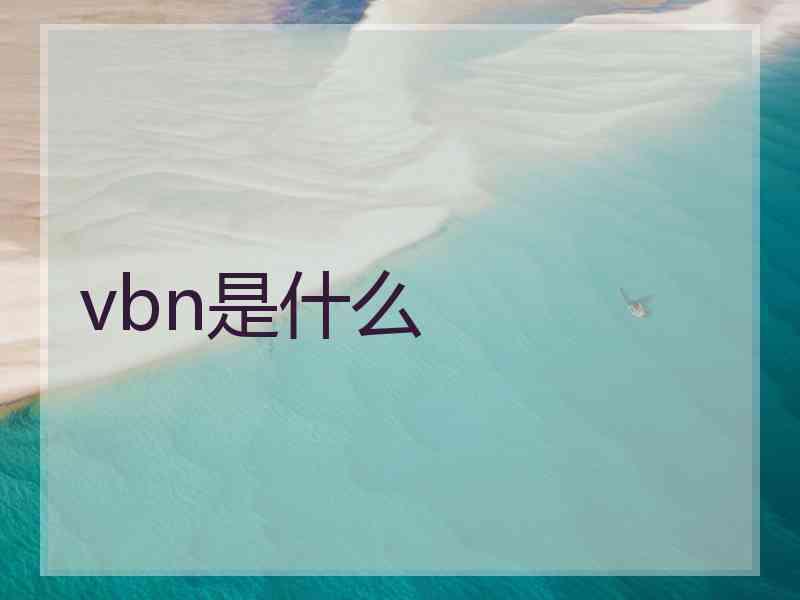 vbn是什么