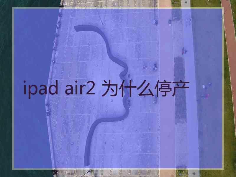 ipad air2 为什么停产