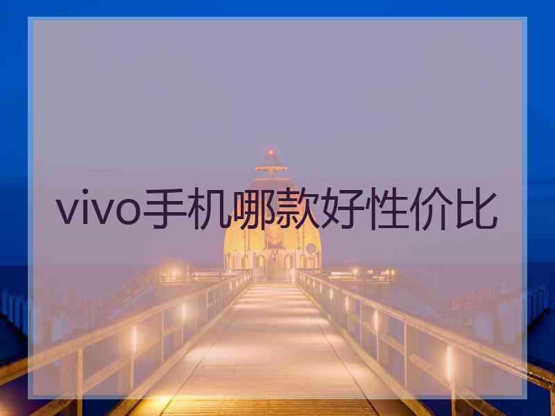 vivo手机哪款好性价比