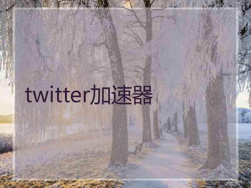 twitter加速器