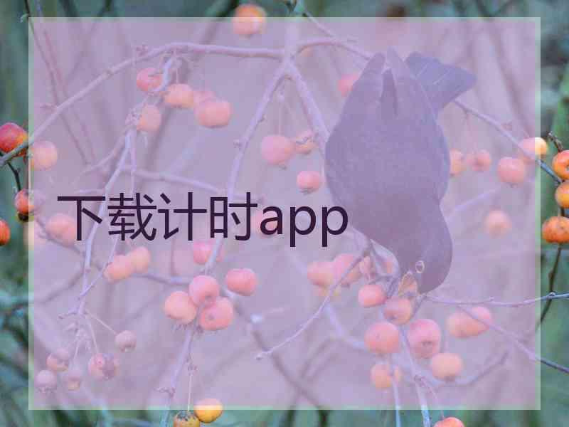 下载计时app