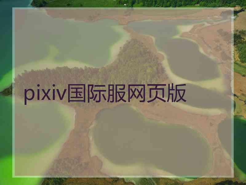 pixiv国际服网页版