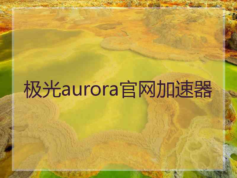 极光aurora官网加速器