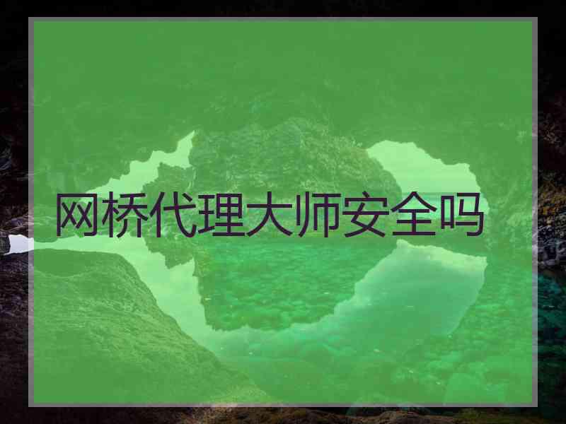 网桥代理大师安全吗