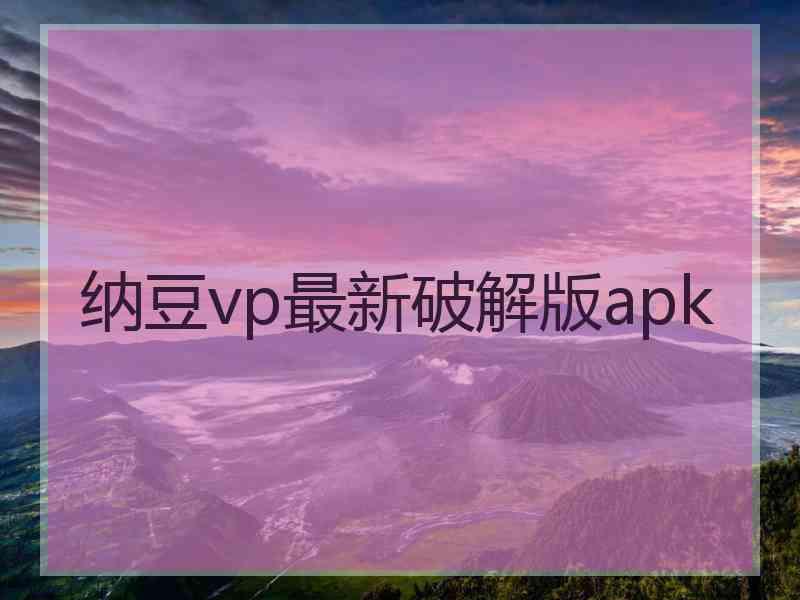 纳豆vp最新破解版apk