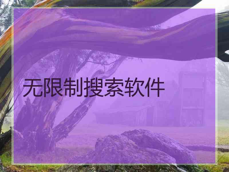 无限制搜索软件