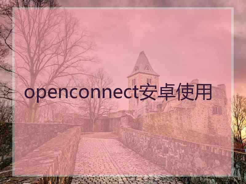 openconnect安卓使用