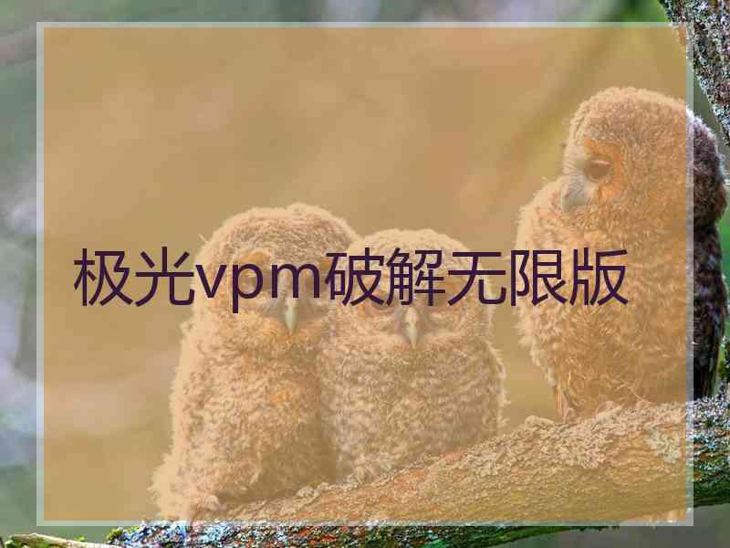 极光vpm破解无限版