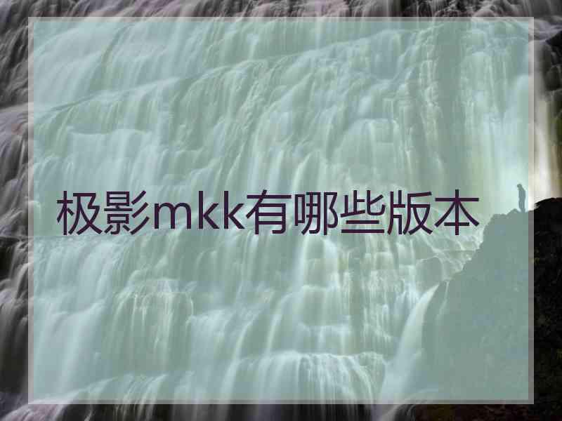 极影mkk有哪些版本