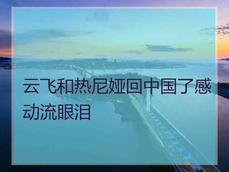 云飞和热尼娅回中国了感动流眼泪