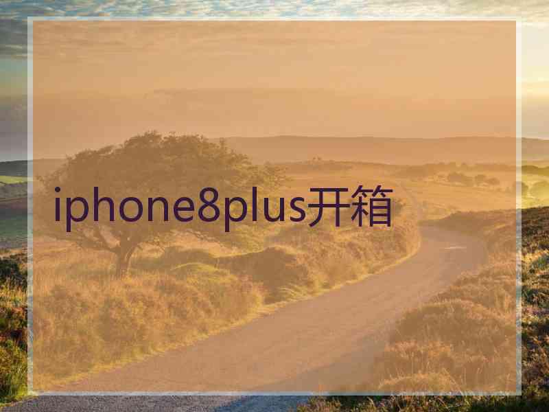 iphone8plus开箱