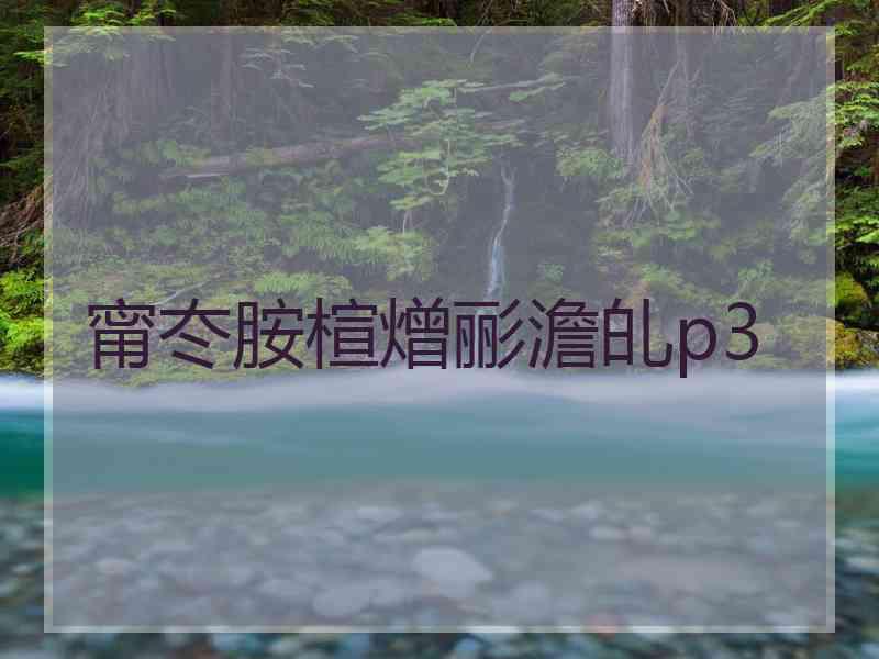 甯冭胺楦熷彨澹癿p3