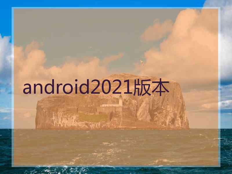 android2021版本