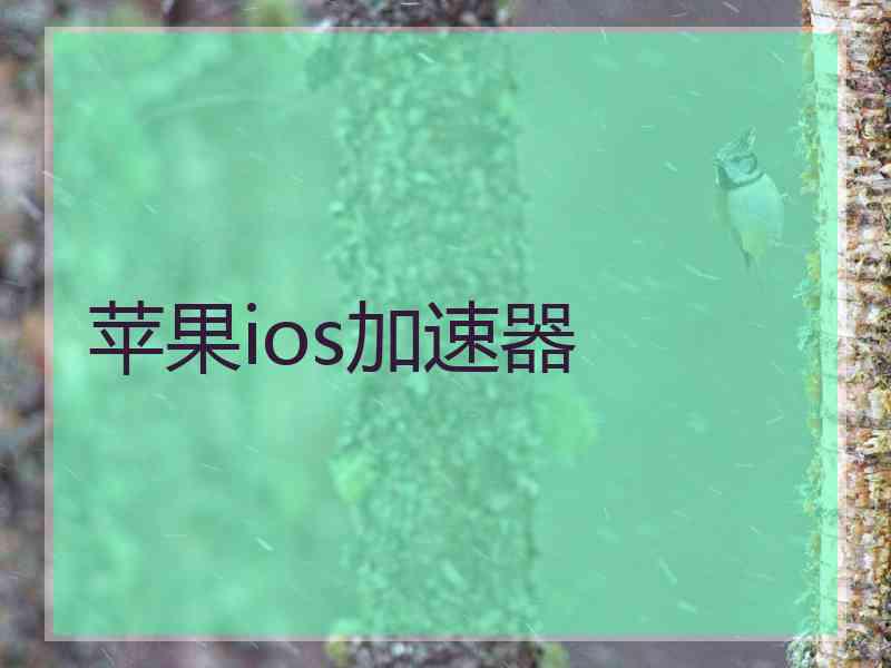 苹果ios加速器