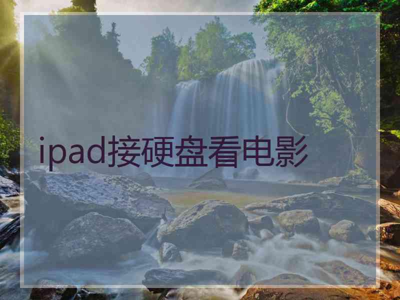 ipad接硬盘看电影