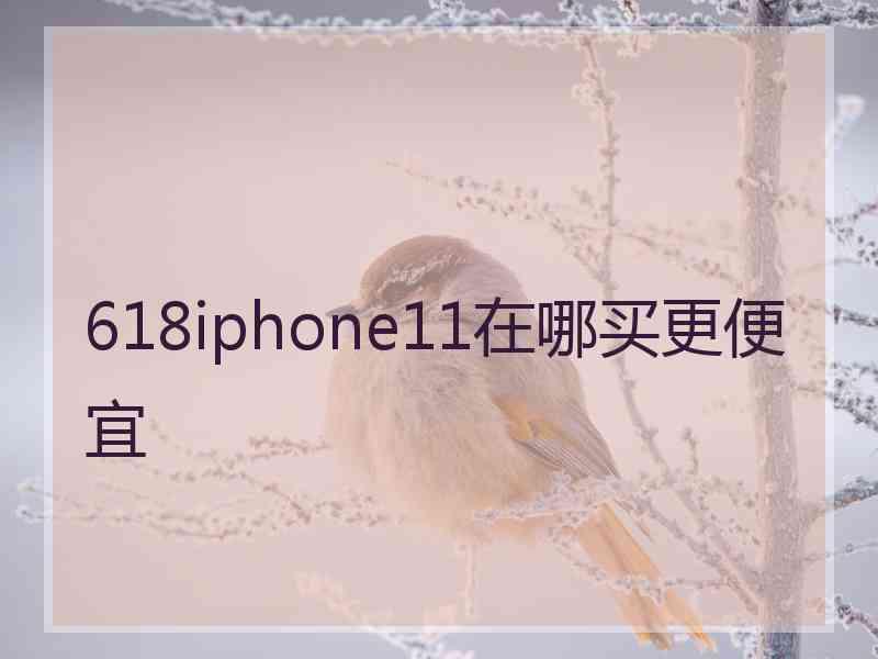 618iphone11在哪买更便宜