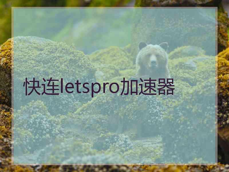 快连letspro加速器