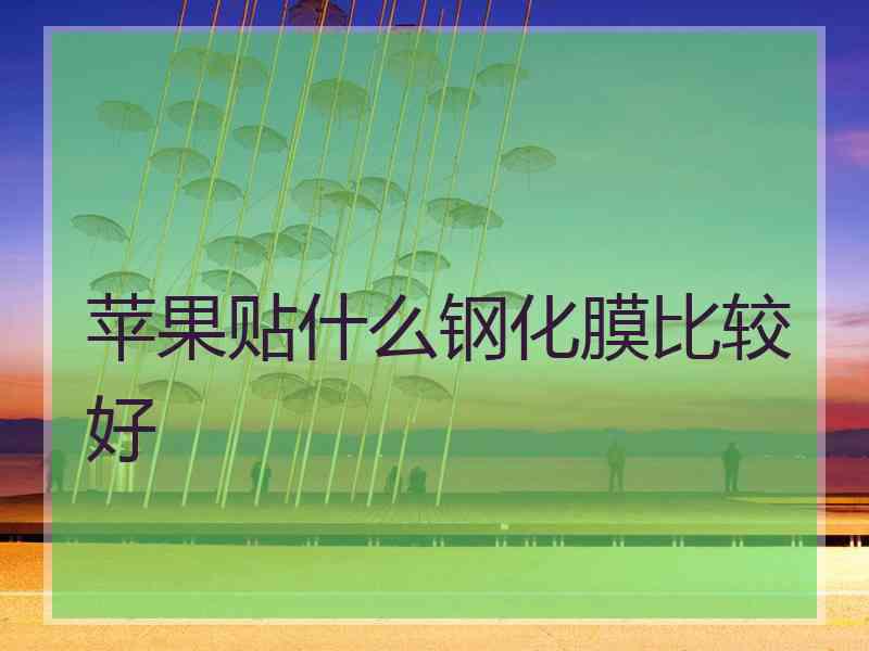 苹果贴什么钢化膜比较好