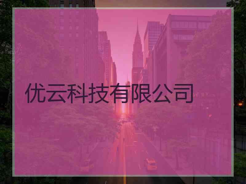 优云科技有限公司