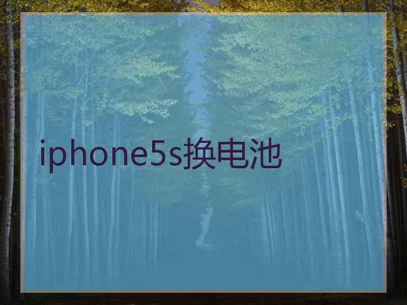 iphone5s换电池