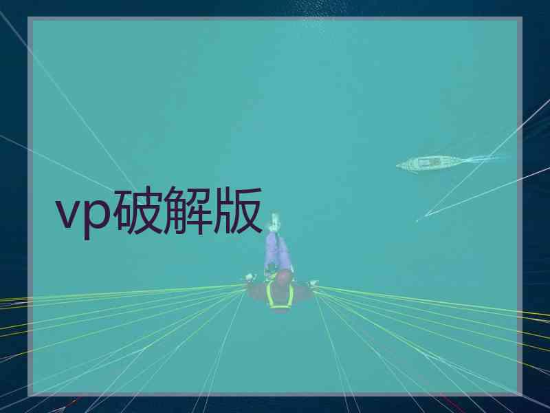 vp破解版