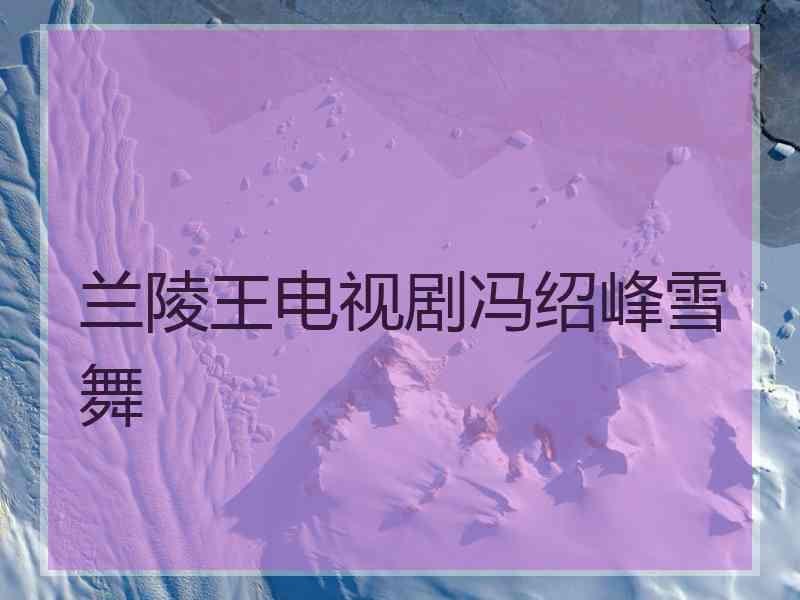 兰陵王电视剧冯绍峰雪舞