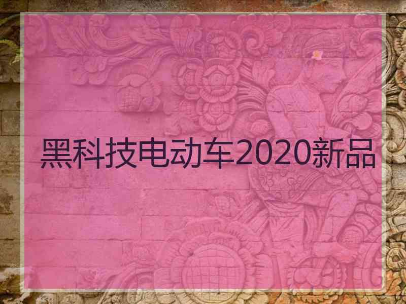 黑科技电动车2020新品