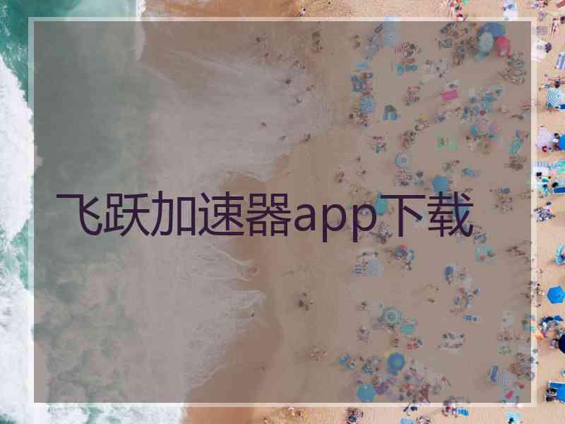 飞跃加速器app下载