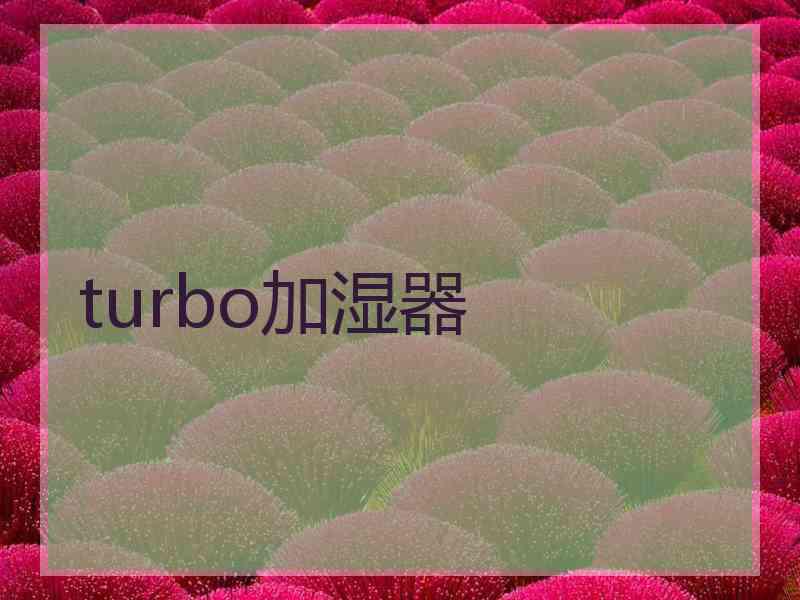 turbo加湿器