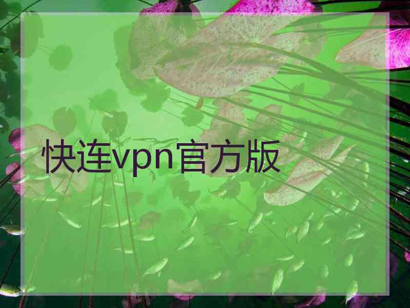 快连vpn官方版