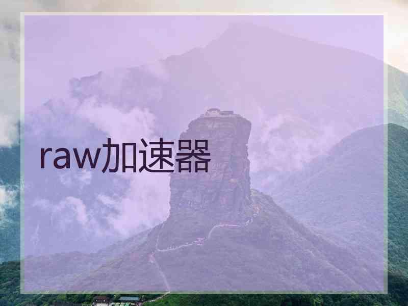 raw加速器