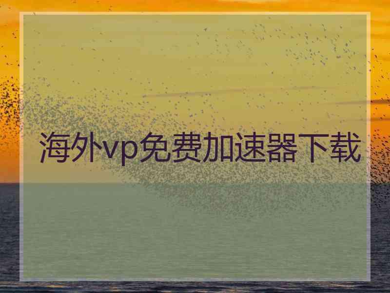 海外vp免费加速器下载