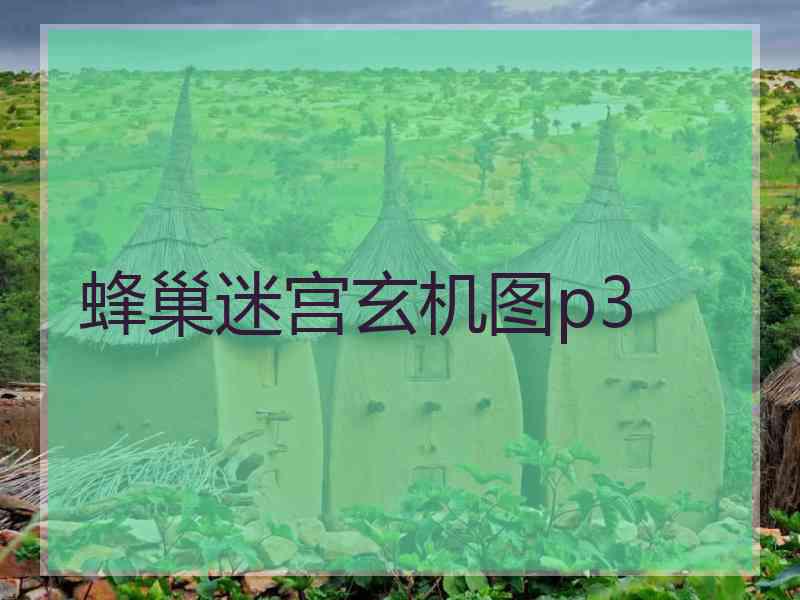 蜂巢迷宫玄机图p3