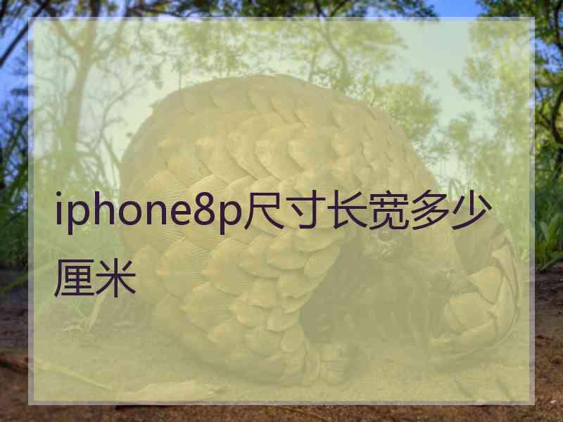 iphone8p尺寸长宽多少厘米