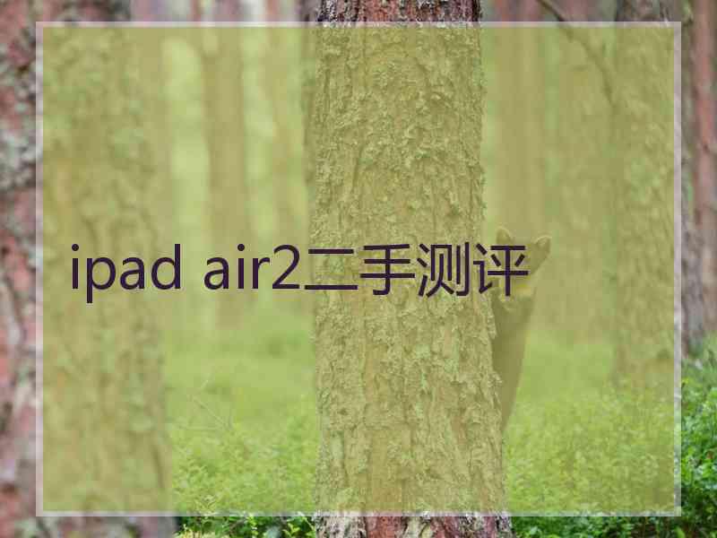 ipad air2二手测评