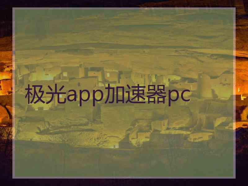 极光app加速器pc