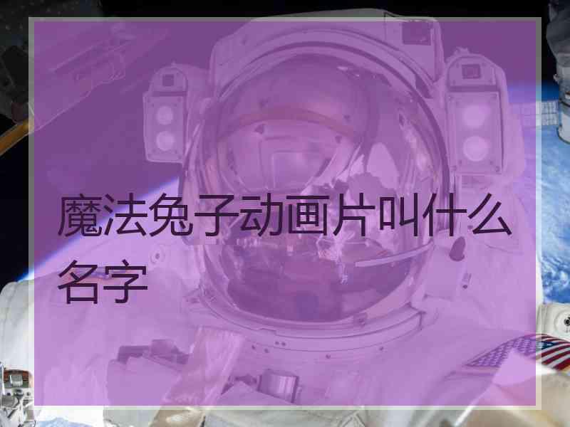 魔法兔子动画片叫什么名字