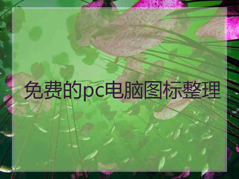 免费的pc电脑图标整理