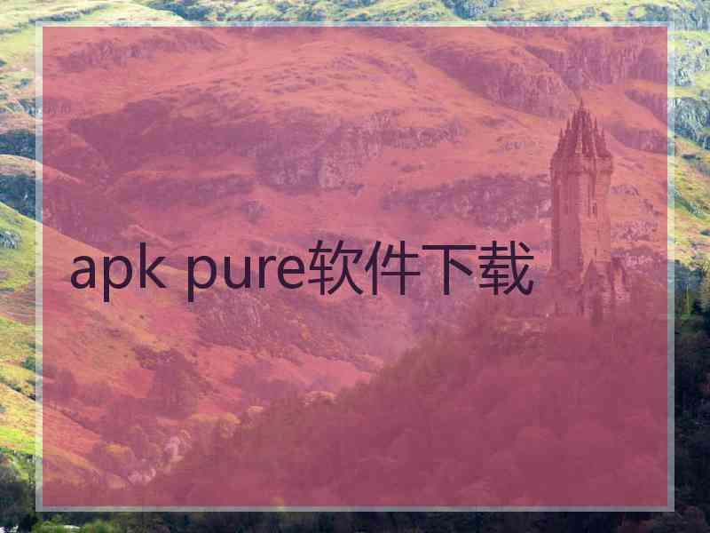 apk pure软件下载