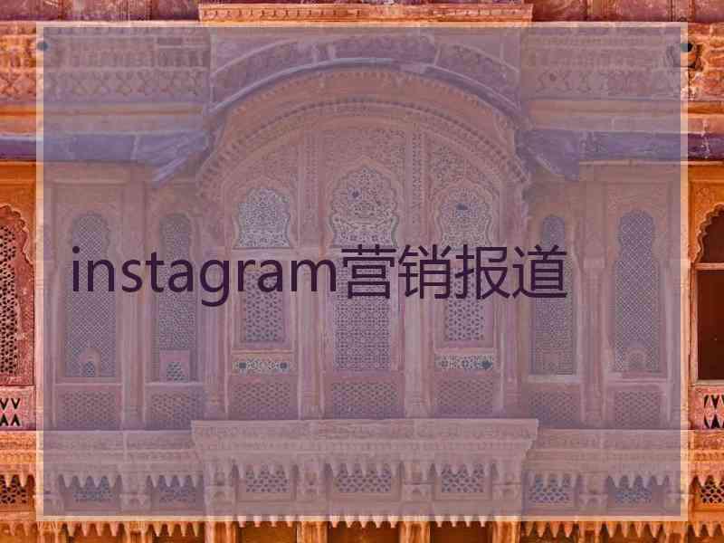 instagram营销报道